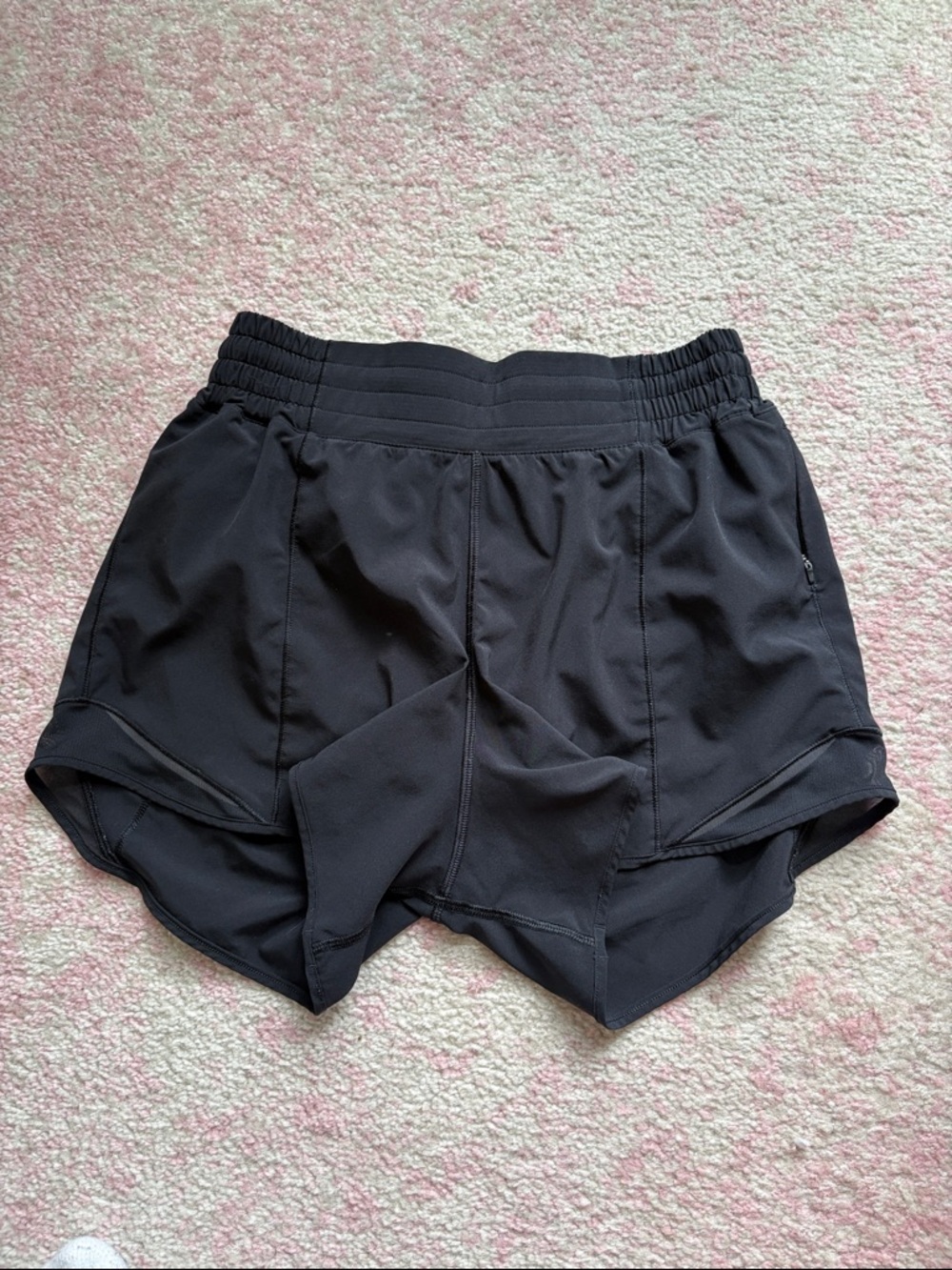 lululemon athletica Black Athletic Shorts with Elastic Waist